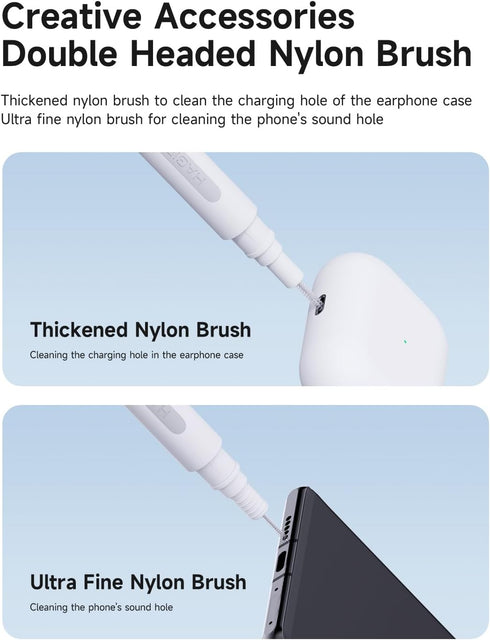 Hagibis Cleaning Kits for Airpods Pro 1 2 3, Multi-Function Cleaner Pen with Soft Brush for iPhone 15 Pro Max, Lego