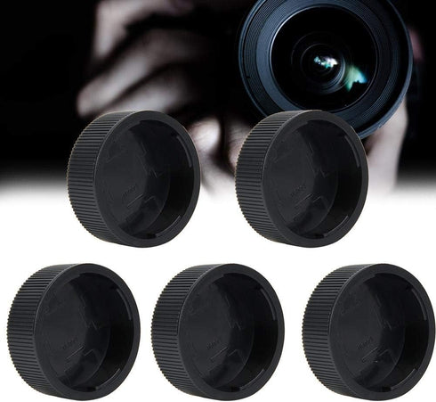 Rear Lens Cover for M M6/7/8 LM Camera, Protective Plastic Lens, Scratch Proof, Dustproof, Shock-Absorbent (5 Packs)