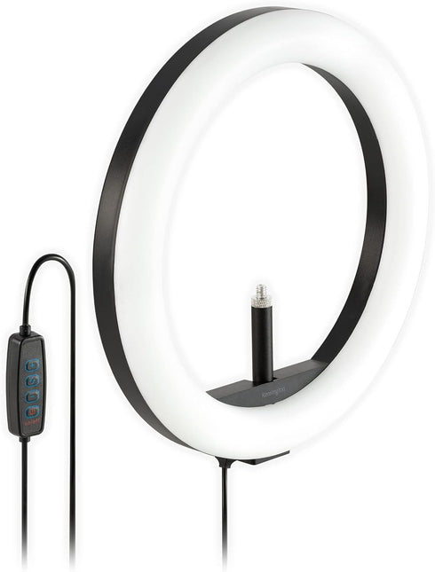 Kensington L1000 Bicolor Ring Light with Webcam Mount for Video Conferencing, Model K87653WW
