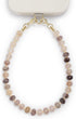 POSADINA Natural Stone Phone Charm, Beaded Healing Phone Wrist Strap, Handmade Cellphone