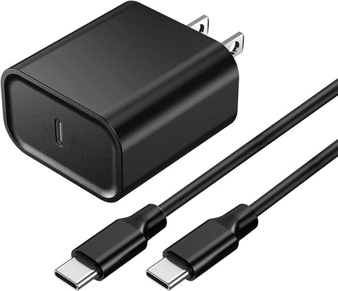 18W Fast-Charging USB-C Charger for TCL 50 5G, 40 XE/40 XL, 30 SE/30 XE/30 XL/30 V/30 Z, 20S/20 SE/20 XE/20 Pro, 10L/10