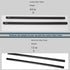 NICEYRIG 15mm Rod 16'' Carbon Fiber Camera Rails for Heavier Shoulder Mount Rig, Follow Focus, Max Payload 222lb - 555