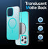 Magnetic iPhone 14 Pro Case, Compatible with MagSafe, Strong Magnetic, 10FT Military Grade Protective Translucent Case