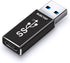 ELECTOP Double Sides 10Gbps USB 3.1 GEN 2 Male to Type-C Female Adapter, Support Charging & Data Transfer