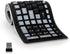 sungwoo Wireless Silicone Keyboard, 2.4GHz Wireless, Foldable Rollup Waterproof Dustproof Lightweight for Travel (Black)