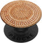 Cute Vintage Rattan Style Wicker Basket PopSockets Standard PopGrip