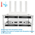 LYML.E1 4x120mm Computer Fan with Ac Plug,with Variable Speed Controller,Dual-Layer Heat Dissipation with Acrylic