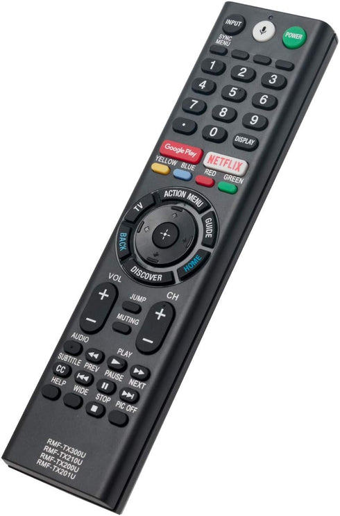 Voice Remote Control Replacement for Sony Smart TV XBR-49X700D, XBR-55X700D, XBR-65X750D, XBR65X850E, XBR75X850E,