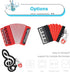 leizhan 5 8GB Accordion*2/Saxophone/Piano/Notes x Cute Music USB Flash Drive, Shape Musical Instruments Thumb Drive