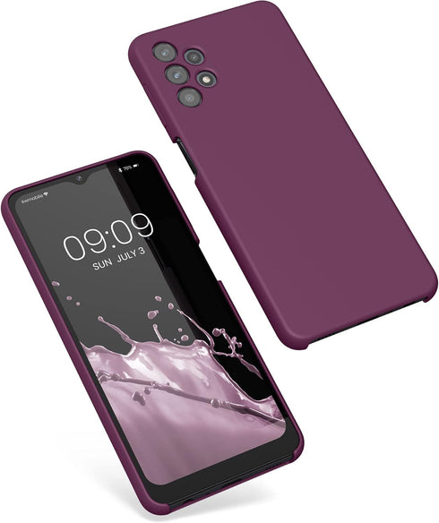 kwmobile Case for Samsung Galaxy A32 5G, TPU Silicone Phone Cover, Bordeaux Violet
