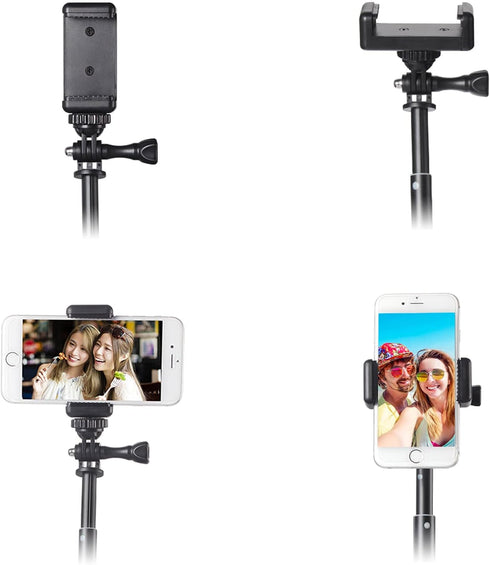 HSU 13/12/11/10/9/8/7/6/5/4, Insta360 X4 X3 Extendable Selfie Stick Waterproof Hand Grip for GoPro Hero Handheld