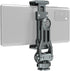 Phone Mount for Camera Hot Shoe, Aluminum Camera Hot Shoe Phone Holder with 2 Additional Cold Shoe Mounts, 360°