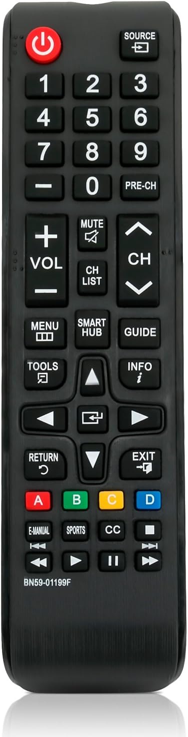 BN59-01199F Universal TV Remote Control, Compatible with Samsung LED HDTV 7500 9500 6200 Series