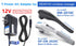 T-POWER Charger for Renpho RP-EM-2020C EM-2016C 2016 RF-EM2018C EM-2018C Cordless Hand Held Deep Tissue Percussion Massager Ac Dc Adapter Power Supply Cord