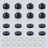 Speaker Spikes Floor Protectors 4pcs - Shockproof Isolation Stand Feet for HiFi Amplifier, Subwoofer, DAC Recorder