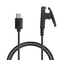 kwmobile USB-C Charger Compatible with Garmin vivomove Trend/Lily/HR/Forerunner 35/30/735XT - Black Charging Cable for
