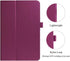 Premium PU Leather Folio Case for Galaxy Tab A 10.1 (2016 NO S Pen Version), Purple | Smart Stand Cover for Samsung