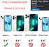 ZVE iPhone 13 Wallet Case with Wristlet - Zipper Leather Case with RFID Blocking Card Holder Slots