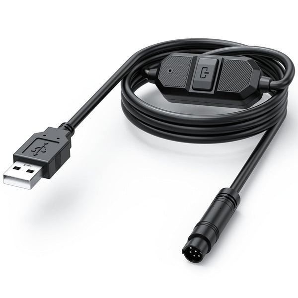 AUTO-VOX USB Boost Cable for Wireless Backup Camera with 8Pin Display Power