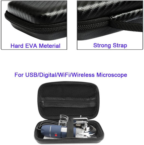 Ninyoon Original USB Microscope Carrying Case Bag for Ninyoon WiFi & USB Digital Microscope, Also Compatible with Other Brands Handheld Microscope