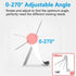 VOVIGGOL 16 15 14 13 12 11 Cell Phone Stand for Desk, Foldable Cell Phone Holder Mobile Stand Phone Dock, Adjustable