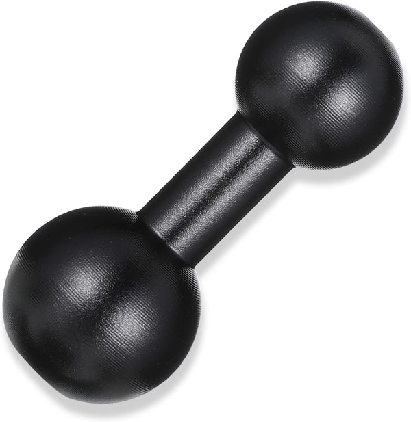 Exircy Aluminum 20mm Ball to 17mm Ball Adapter Extension Connector, Black Balls Mount