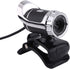 12M 360 20 Web Camera with HD Video Rotating Stand Built-in Microphone Compatible with PC and Laptop Silver Clip On USB