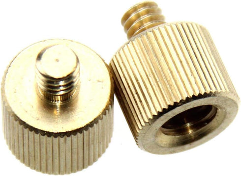 CAMVATE Tripod Thread Reducer Adapter 3/8" -16 Female to 1/4"-20 Male (2 Pieces) - 1233