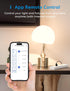 meross Smart Power Strip, WiFi Surge Protector with 4 AC Outlets, 4 USB Ports, Compatible with Apple HomeKit
