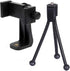 Alphx Universal Smartphone Tripod Cell Phone Holder Mount Adapter Set, Fits All Phones, Includes Mini Tripod