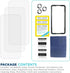 iPhone 15 Pro 6.1" Tech Armor Screen Protector - 9H Hardness, HD, Case Friendly, Ballistic Glass, 3 Pack + Bonus Lens