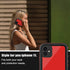 iPhone 11 Waterproof Case with Screen Protector, Full Body Shockproof Heavy Duty IP68 Protector (Red)