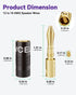 4mm 24K 12-18 Theater(12 (24 VCELINK Banana Plugs, Speaker Wire Connectors, Gold Plated Dual-Screw Type for AWG Wire