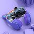 Kids Cat Ear Headphones, LED Light Up Bluetooth 5.0 Foldable Gaming Headset, Noise Cancelling Over Ear, Purple