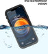 Waterproof Case for iPhone 12 Mini with Built-in Screen Protector, Shockproof Dustproof IP68 Full Body Protection