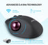 Perixx11568 Perimice-717 Wireless Trackball Mouse - 1.34 Inch Trackball, 5 Programmable Buttons, Black