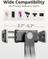 UBeesize 12’’ Ring Light with Overhead Phone Mount, LED Selfie Light with Stand for iPhone and Laptop, Desk Light for