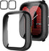 Amazfit Active Smartwatch Screen Protector Case, 2-Pack Hard PC Bumper with Tempered Glass Film Face Cover