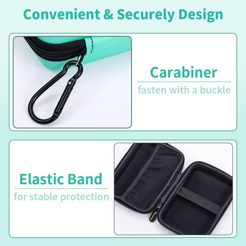 Phomemo D30 D35 Label Maker Case, Waterproof Storage Bag for NELKO P21/NIIMBOT D11/SUPVAN E10, Box Only
