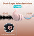 Headphones,3.5mm Earbuds,30dB Plugs,2g Hmusic Sleep Wired Sleeping Noise Isolate Sleep Lightweight, Ultra-Soft