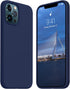 JELE Shockproof Case for iPhone 12 Pro Max - Navy Blue Liquid Silicone with Military Grade Drop Protection