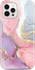 JIAXIUFEN Gold Sparkle Glitter Case, Compatible with iPhone 12 and 12 Pro, Slim Shockproof TPU Soft Rubber Cover, Pink