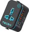 TECSIX Universal Travel Adapter Worldwide PD 20W, International Power Adapter Fast Charging with