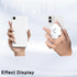 Cute 2D Cloud Shape Phone Grip, Collapsible Expandable Stand Holder for Smartphone and Tablet (White)