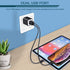 USB Wall Charger / Ailkin 3-Pack 2.1Amp Dual Port Fast Charging Adapter / Cube Box for iPhone 15 14 Pro 13 12 SE XS 8