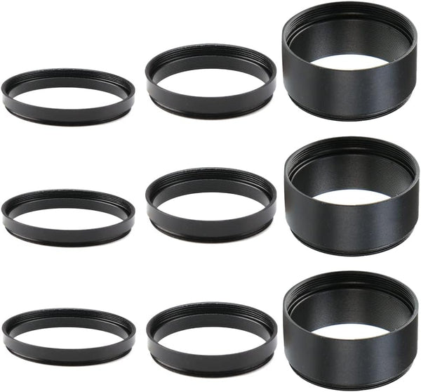 Telescope T2-Extension Tube Kit for SLR Cameras and Eyepieces, Length 5mm x3; 7mm x3; 15mm x3