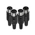 MEIRIYFA DIN 5-Pin Male Plug Connector, 4 Pack DIN 5 Pin Plug MIDI Cable Adapter Socket Solder Terminals Connector for Microphone Amplifiers