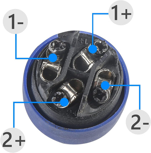 4Pack Speakon Connector for Nl4fx Speakon Plug Connectors, 4 Pin Female to Nl4fc Male Converter