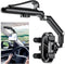 Sun Visor Car Phone Holder, Multifunctional Adjustable Cell Phone Holder, 360° Rotatable and Retractable for Most Cell