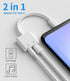 USB C to 3.5mm Headphone Charger Adapter, Type C Earphone Jack AUX Dongle Audio Fast Charging Cable for Samsung Galaxy,